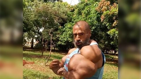 Com 1 milhão de seguidores, 'Hulk brasileiro' vivia isolado, diz vizinho que o socorreu ao passar mal - Imagem: Acervo Pessoal