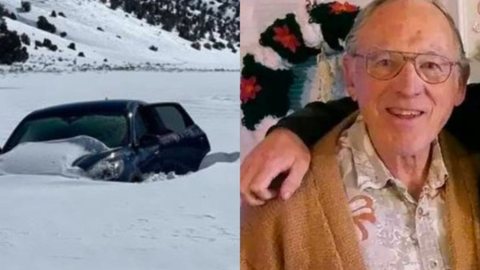 Idoso fica preso em carro soterrado em nevasca por 1 semana e revela como sobreviveu - Imagem: reprodução redes sociais