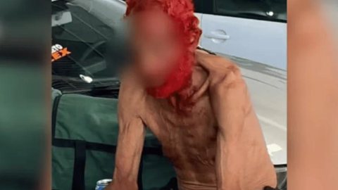 Empresário é acusado de humilhar idoso em situação de rua ao pintar cabelo e barba em troca de doações