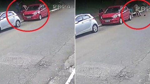 Idoso é assassinado durante assalto em São Paulo - Imagem: Reprodução | Câmeras de segurança
