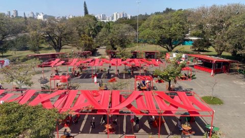 A Secretaria do Verde e do Meio Ambiente multou a Urbia por instalar o iFood Park sem autorização, em um espaço tombado - Imagem: Divulgação / Ifood