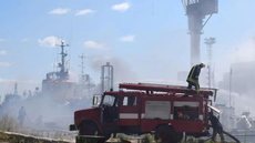 Bombardeios russos na Ucrânia ameaçam o mercado de grãos brasileiro - Imagem: Divulgação | Conselho Municipal de Odessa