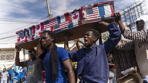 EUA ordenam saída urgente de funcionários do Haiti. - Imagem: Reprodução |  Richard Pierrin - Twitter