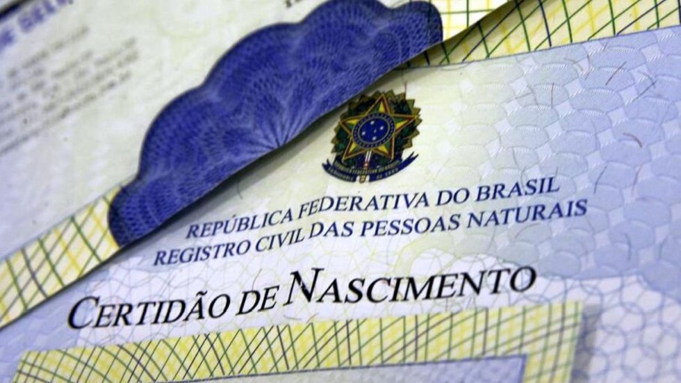 Certidão de Nascimento - Imagem: Divulgação / Senado Federal