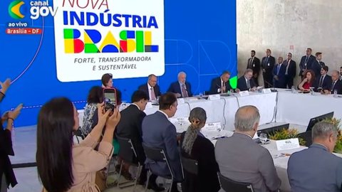 Lula lança programa 'Nova Indústria Brasil': financiamentos podem chegar até R$ 300 bilhões - Imagem: Reprodução | Youtube - Canal do Governo Federal