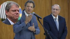 Apesar da movimentação, Haddad e Alckmin indicam que não têm interesse em concorrer - Imagem: Divulgação / Governo de São Paulo  || Reprodução / Agência Brasil
