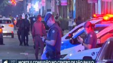 Homem morre após cair de prédio durante operação policial no Centro de São Paulo - Imagem: Reprodução | TV Globo