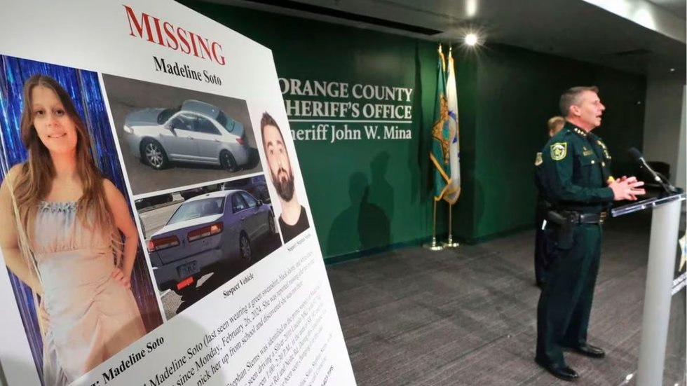 Autoridades fazem revelações chocantes sobre paradeiro de Madeline Soto - Imagem: Reprodução | X (Twitter) - JOE BURBANK / @Tampabay