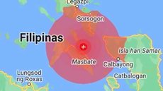 Terremoto Filipinas. - Imagem: Reprodução | Google Maps