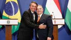 Jair Bolsonaro e Orbán. - Imagem: Reprodução | Alan Santos/PR