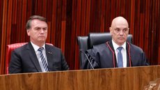 Jair Bolsonaro e Alexandre de Moraes. - Imagem: Divulgação / Isac Nóbrega/PR