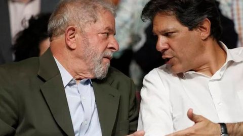 Luiz Inácio Lula da Silva e Fernando Haddad. - Imagem: Reprodução | Edilson Dantas - O Globo
