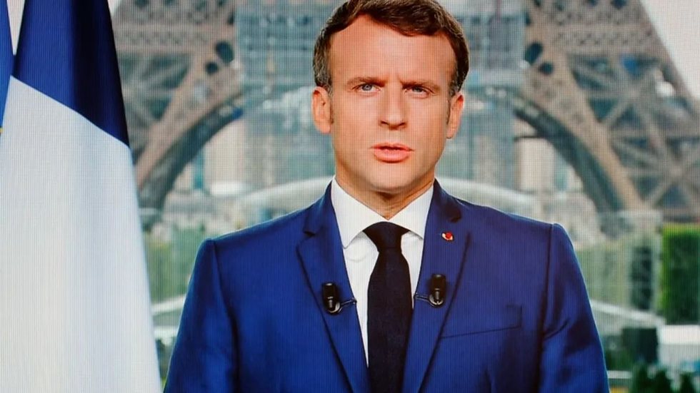 Emanuel Macron - Imagem: Reprodução | X (Twitter) - @AFPnews / Ludovic Marin