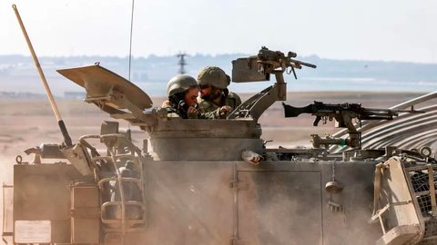 Israel itensifica ações no norte de Gaza e civis fogem para o Sul - Imagem: Reprodução | Twitter - AFP