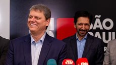 Durante homenagem na Alesp, Nunes enfatiza a sinergia entre as gestões e os avanços em mobilidade urbana e meio ambiente em São Paulo - Imagem: Divulgação / Mônica Andrade/Governo do Estado de SP