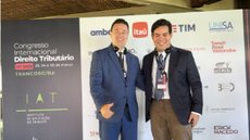 Márcio José de Oliveira e Tácio Lacerda Gama – presidente do IAT - Imagem: Acervo Pessoal