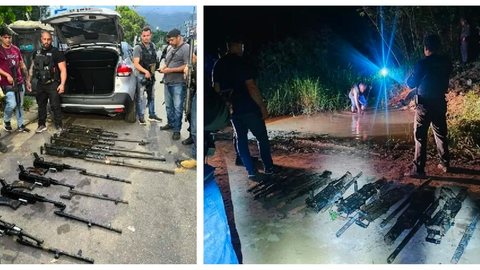 Vinte militares são investigados por furto de arsenal de guerra - Imagem: Divulgação / Polícia Civil
