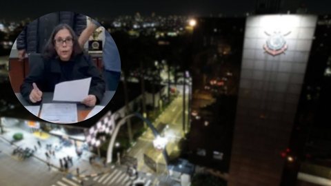 A presidente interina do Corinthians, Maria Ângela, anula atos de Tuma Júnior com base no estatuto do clube, gerando resistência interna. - Imagem: Reprodução | YouTube