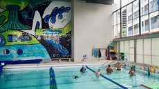 Espaço conta com piscina coberta e espaços adaptados para o desenvolvimento de habilidades cotidianas - Imagem: Sergio Barzaghi/PrefSP
