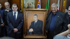Inauguração do Quadro do Presidente Milton Leite - Imagem: Reprodução | Flickr - Câmara Municipal de SP / Richard Lourenço