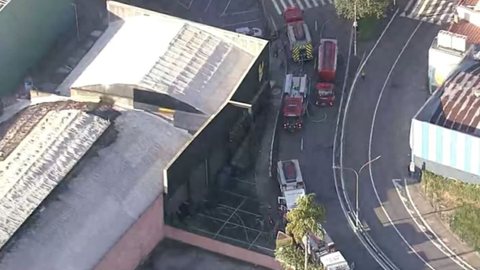 Incêndio atinge complexo de trampolins na zona norte de SP - Imagem: Reprodução / Globoplay