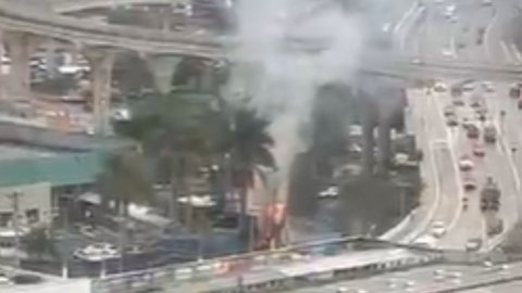 Um incêndio na Cobasi do Brooklin, em SP, mobilizou bombeiros - Imagem: Reprodução / Acervo pessoal
