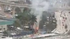 Um incêndio na Cobasi do Brooklin, em SP, mobilizou bombeiros - Imagem: Reprodução / Acervo pessoal