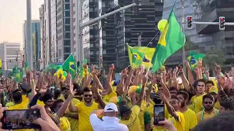 Maioria dos cidadãos indianos torcem peloo Brasil - Imagem: reprodução Twitter