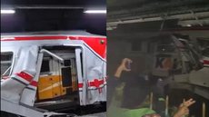 A empresa ferroviária local confirmou as mortes e a evacuação das vítimas para hospitais próximos após o trágico acidente - Imagem: Reprodução