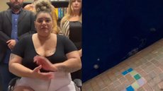 Influencer viraliza ao dizer ter encontrado 'piscina de sêmen' em motel de Salvador - Imagem: reprodução redes sociais