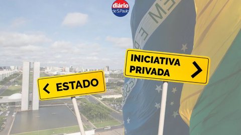 Iniciativa pública e privada no Brasil. - Imagem: Reprodução - ABr / Montagem