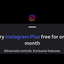 Instagram Plus começa a ser liberado no Brasil com assinatura mensal de R$ 10 e recursos exclusivos voltados para personalização, alcance e privacidade - Imagem: Reprodução