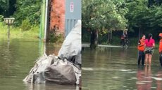 Tempestade causa alagamentos e mobiliza Defesa Civil. - Imagem: Reprodução/Prefeitura de Potim.