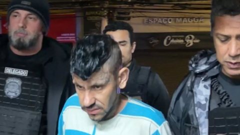 Delegado destaca a operação ininterrupta que levou à prisão do suspeito, ressaltando a gravidade do crime cometido - Imagem: Reprodução