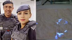 Vestígios de sangue encontrados em roupa e banheiro reforçaram a investigação de feminicídio - Imagem: Reprodução