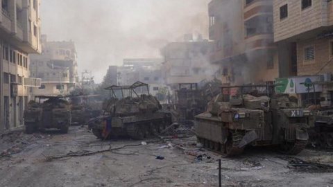 Israel avalia possibilidade de cessar-fogo com o Líbano nesta terça-feira - Imagem: Reprodução / X / @soupalestina