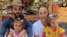 Ivete Sangalo e Daniel Cady com as filhas gêmeas - Foto: Reprodução / Instagram