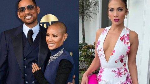 Will Smith e Jada fizeram investida em Jennifer Lopez para sexo a três, revela segurança - Imagem: reprodução Twitter I @choquei