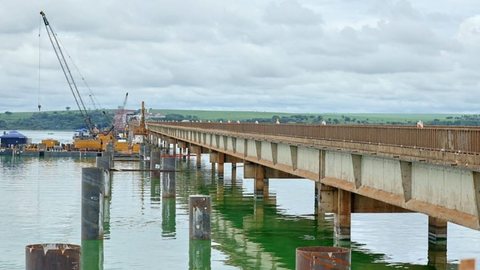 A ponte liga Novo Horizonte a Pongaí, no interior de São Paulo - Imagem: Divulgação