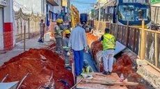 Obra na Av. Amador Bueno da Veiga - Imagem: Reprodução / Instagram @spobras