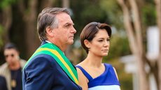 O presidente Jair Bolsonaro (PL) e a primeira-dama Michelle Bolsonaro em evento, em Brasília (DF) - Imagem: reprodução/Facebook