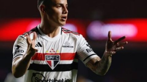 James Rodríguez desistiu de rescindir seu contrato com o São Paulo nesta terça-feira (20) - Imagem: Reprodução/Instagram @jamesrodriguez10