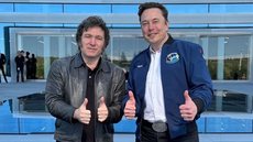 Javier Milei e Elon Musk - Imagem: Reprodução | X (Twitter)