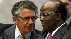Marco Aurélio Mello comentou a pré-candidatura de Joaquim Barbosa ao Planalto e relembrou os embates históricos entre os dois ex-ministros no STF. - Imagem: Reprodução