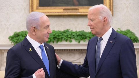 Joe Biden reitera que protegerá Israel em um possível ataque do Irã - Imagem: Reprodução / Instagram / @b.netanyahu