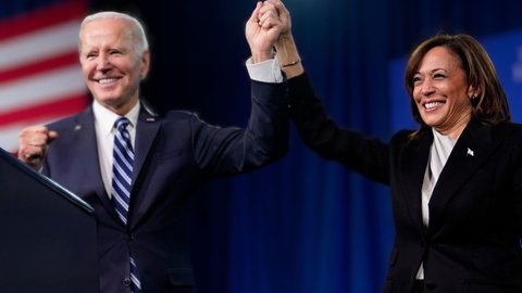 Joe Biden e Kamala Harris - Imagem: Reprodução | X (Twitter) - @funder