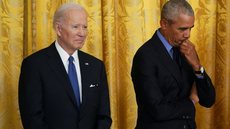 Joe Biden e Obama. - Imagem: Reprodução | X (Twitter) - @AFPnews