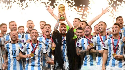Argentinos venceram nos pênaltis - Imagem: reprodução/Twitter @Argentina