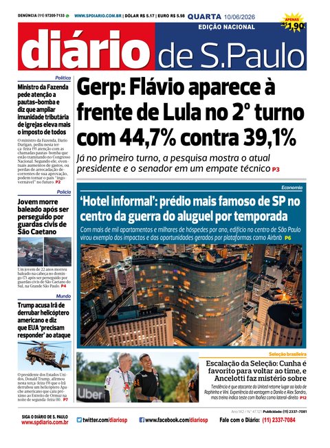 Capa Jornal Jornal Impresso – 10/06/2026