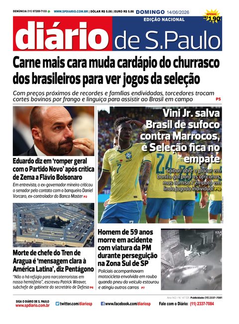 Capa Jornal Jornal Impresso – 14/06/2026